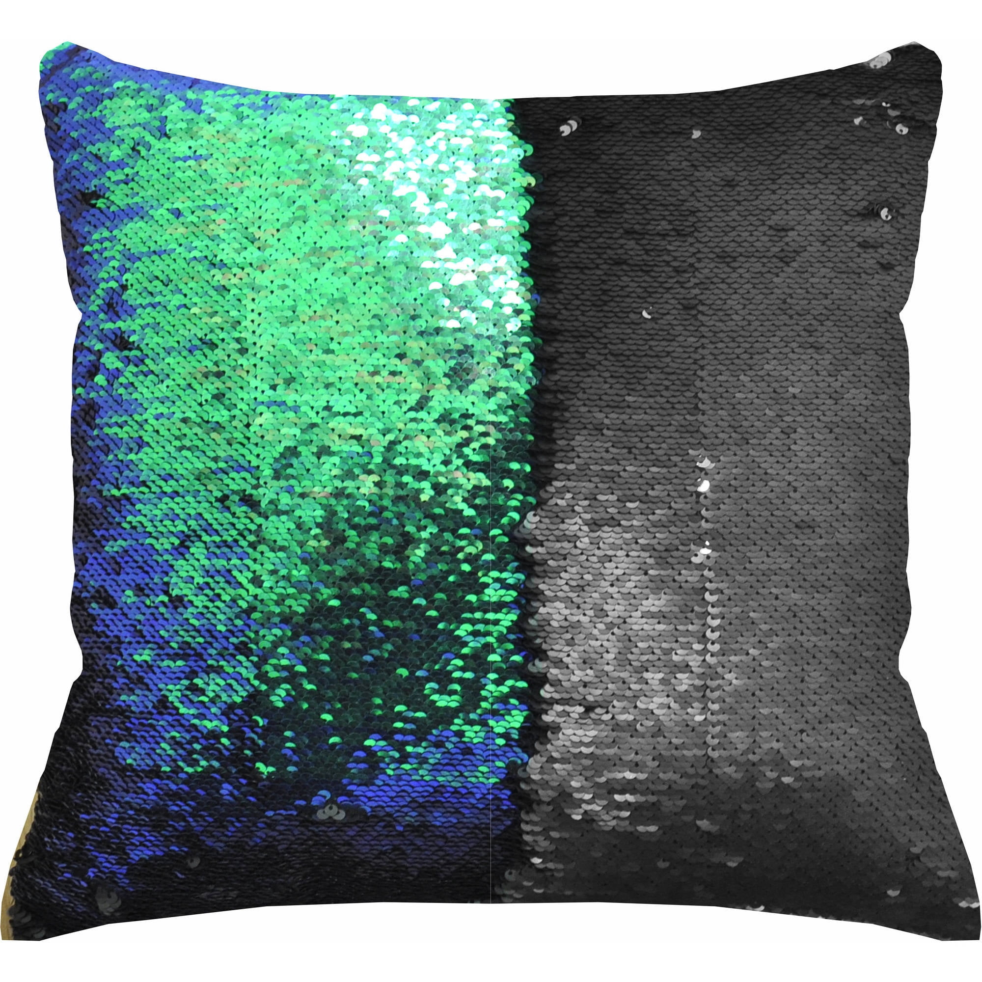 Mainstays Reversible 17 X 17 Sequin Sparkle Pillow Walmart Com