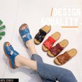 thumbnail image 3 of vintage Womens Platform Sandals Slip On Open Toe Comfortable Strappy, 3 of 8
