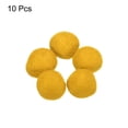thumbnail image 3 of Unique Bargains Wool Felt Balls Beads Woolen Fabric 3cm 30mm Light Yellow for Home Crafts 10Pcs, 3 of 5