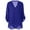 Blue, variant on Womens Tops Trendy, Duoif Plus Size V-Neck Chiffon Blouse, Flowy Sleeve Shirts for Women Wine XXXXXL