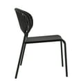 thumbnail image 4 of HOMETRENDS Elora Steel Outdoor Stacking Chair, Black, 4 of 9