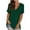 Green, variant on Dealovy Womens T-Shirts Plus Size Summer Casual Short Sleeve Tunic Tops V Neck Loose Comfy Blouses