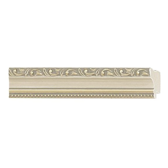 Picture Frame Moulding (Wood) 100Ft Bundle - Traditional Gold Finish - 1.25" Width - 3/8" Rabbet