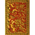 thumbnail image 1 of Animal Yellow Traditional Rug, tr2655yw, 1 of 3