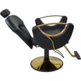 thumbnail image 3 of Silla Premium Estetica Salon Spa Neumatica Ajustable Dorado  Negra, 3 of 7