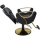 thumbnail image 3 of Silla Premium Estetica Salon Spa Neumatica Ajustable Dorado  Negra, 3 of 7