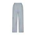 thumbnail image 2 of QLEICOM Women's Capri Yoga Pants Wide Leg Drawstring Loose Comfy Lounge Pajama Capris Sweatpants with Pockets High Waist Quick Drying Cargo Pants Gray XXL, US Size 12, 2 of 5