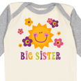 thumbnail image 4 of Inktastic Sunny Big Sister Girls Long Sleeve Baby Bodysuit, 4 of 5