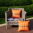thumbnail image 3 of Outdoor Pillow Covers 20x20 Inch Set of 2 Hello Sunshine Decor Orange Waterproof Throw Pillow Covers Fall Outdoor Waterproof Pillow Covers Decor for Patio Funiture Garden Sofa Couch 020C, 3 of 6