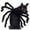 A001- Black, variant on Pet Costume Black Furry Giant Spider Harness 1 Pack Halloween Cosplay Prank Costume for Small Medium Large Dogs Cats Trick Or Treat Party Holiday Spooky Decorative Apparel