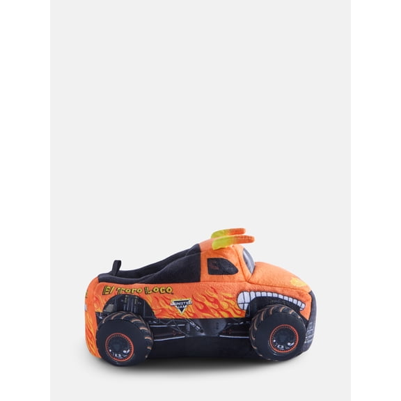 Monster Jam Boys Slip On Slippers