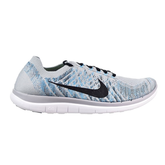 Nike Free 4.0 Flyknit Mens Running Shoe Wolf Grey/Blue/Black717075-010