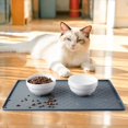 thumbnail image 5 of Dog Cat Pet Feeding Mat, Silicone Waterproof Food Mat - 0.4inch, 5 of 5