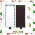 thumbnail image 2 of ZPAQI 3x8Inch Magnetic Notepads, Kitchen Fridge Memopad Fruit Print Writing Pad, 2 of 11