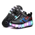 thumbnail image 1 of Patins à Roulettes à DEL USB Rechargeables avec Patins à Roulettes Lumineux Patins à Roulettes Rechargeables pour Filles Garçons - Vinsniv, 1 of 4
