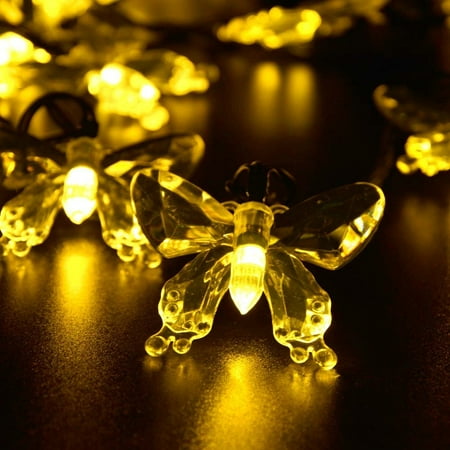 String Lights Outdoor 24 6ft 40 Led String Lights Outdoor 24 6ft 40 Led Erfly Solar Powered Decorative For Home Patio Deck Wedding Party Garden