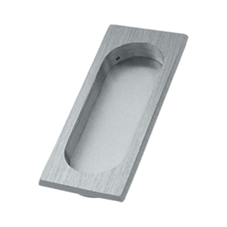 Deltana  Large Flush Pull- Satin Chrome - Solid
