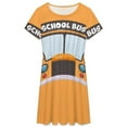 thumbnail image 3 of School Bus Short Sleeve Dress Women Summer Evening Dresses Ladies Sundress, 3 of 7