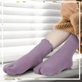 thumbnail image 6 of Kiibsot 6 Pairs Split Toe Socks Frilly Tabi Cotton Sandal Socks for Men Women, 6 of 6