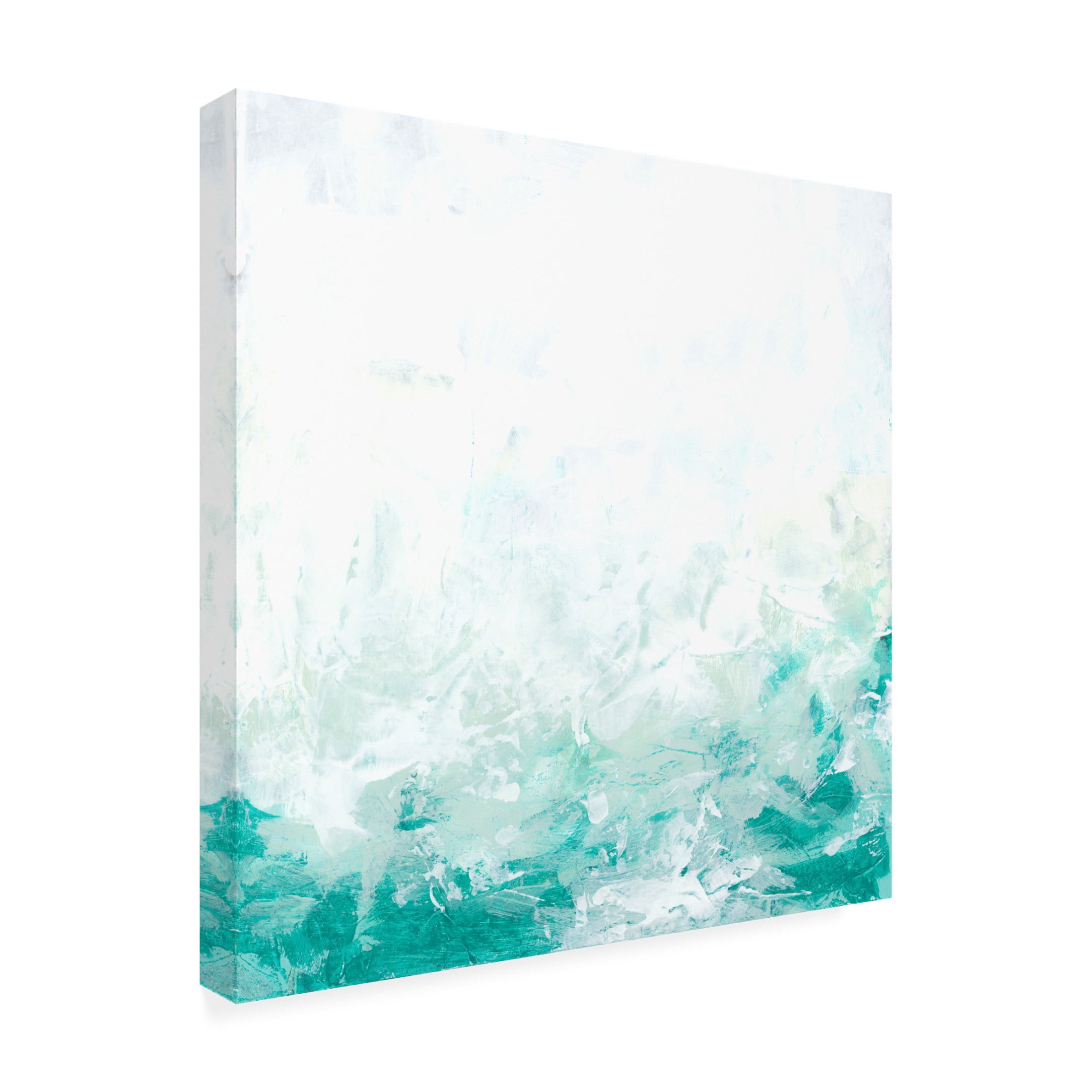 Trademark Fine Art June Erica Vess  Turquoise Surf II Canvas Wall Art