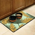 thumbnail image 2 of Hawaiian Floral Dog Food Mat Featuring Palm Leaf and Botanical Tropical Prints – Non-Spill, Durable Pet Feeding Mat for Summer and Retro Style, 2 of 6