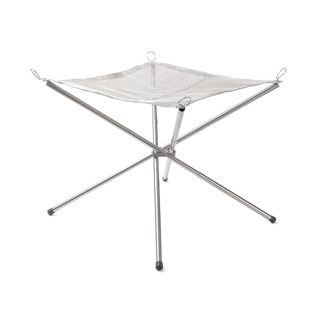 Cuencos de fuego portátiles, Cesta de fuego plegable para acampar, Pozo de fuego al aire libre-M