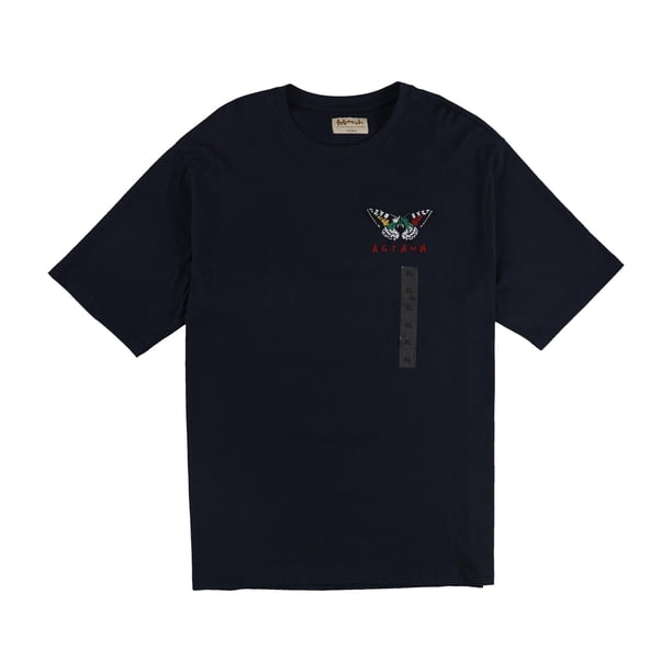 AGtawh Mens Butterfly Graphic T-Shirt, darkblue, XL