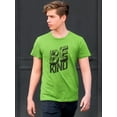 thumbnail image 2 of Be Kind Craquelure T-Shirt Men -Image by Shutterstock, Male XX-Large, 2 of 4