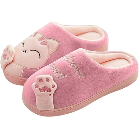 

Women Men Memory Foam Home Slippers Cozy Slip on Cute Animal Slippers Comfy Couple House Shoes Indoor Outdoor