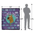thumbnail image 2 of Scooby Doo! Blanket, 50"x60" Vintage Pattern Since 1969 Woven Tapestry Cotton Blend Fringed Throw Blanket, 2 of 6