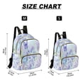 thumbnail image 3 of Butterfly Flowers Hydrangea Travel Laptop Backpack Casual Daypack Lightweight Bookbag Compartment for Business, 3 of 7