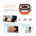 thumbnail image 4 of Reloj Inteligente T800 Ultra Smartwatch Carga Inalámbrica NARANJA, 4 of 5