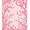 Pink, Pattern 17, variant on ODIKA 4'x6' Machine Washable Non-Slip Area Rug, Chinoiserie Cream High Traffic Rug, Beige, 1089641