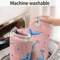 thumbnail image 5 of Pink Cartoon Dinosaurs Eggs Pattern Bathroom Rugs Mat,Non Slip Microfiber Bathroom Rug,Rubber Backing,Soft Bathroom Mats for Bathroom Floor,Tub and Shower,20x32in(50x80cm), 5 of 5