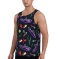 thumbnail image 2 of Gukieu Colorful Vintage Cactuses Print Men's Quick Dry Fitness Vest, Round Neck Sleeveless Fitness Bodybuilding Top-XX-Large, 2 of 7