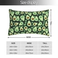 thumbnail image 2 of Cauagu Avocado Heart Print Pillow Covers with Envelope Closure,1PC Pillow Cases Decorative Pillow Case for Bed & Couch, Pillows Not Included-20"x30", 2 of 6