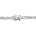 thumbnail image 4 of Everly Women's 14 1/4ct TGW Created White Sapphire Sterling Silver Tennis Bracelet, 4 of 11