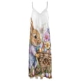 thumbnail image 4 of Easter Bunnies Rabbits Sleeveless Dress Women's Luxury Party Dress Birthday Dresses for Women, 4 of 7