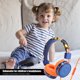 thumbnail image 3 of Gwong Electrónica Auriculares ajustables ABS plegables cableado sobre auriculares para los niños para niños, 3 of 6