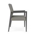 thumbnail image 2 of Pemberly Row Waiting Reception Wide Guest Chair Wood Frame in Gray, 2 of 5