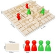 thumbnail image 3 of sdhkgrrt Board Game, Two-Player Strategy Game For Couples Adults Family, Logical Thinking Brain Teaser, Intellectual Stimulating Puzzle, Fun Game Night Entertainment For Friends Date Night, Wooden, 3 of 7