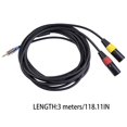 thumbnail image 4 of XLR Cables Stereo System Wear-resistant Noise Reduction Practical Adapter Headphone Splitter Sound Card for Smartphone Computer, 4 of 6