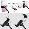 thumbnail image 4 of Selfie Ring Light with Cell Phone Holder Stand for Live Stream/Makeup, Clip Clamp on, Flexible Gooseneck Arms Dimmable Desk Light, 4 of 9