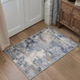 thumbnail image 7 of GENIMO 8'x10' Area Rug for Living Room, Washable Non Slip Soft Modern Abstract Rug for Bedroom Dining Room Home Office, Dusty Denim, 7 of 7