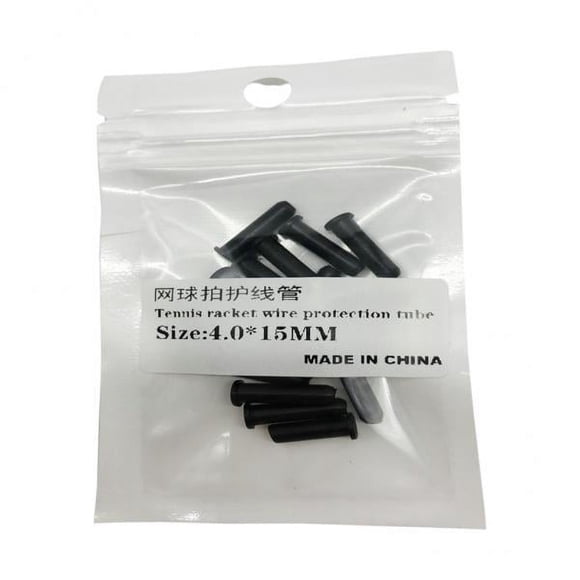 koolsoo 7X 15x Tennis Racket Grommets Racquet Eyelets String Protection Tubes 4x15mm