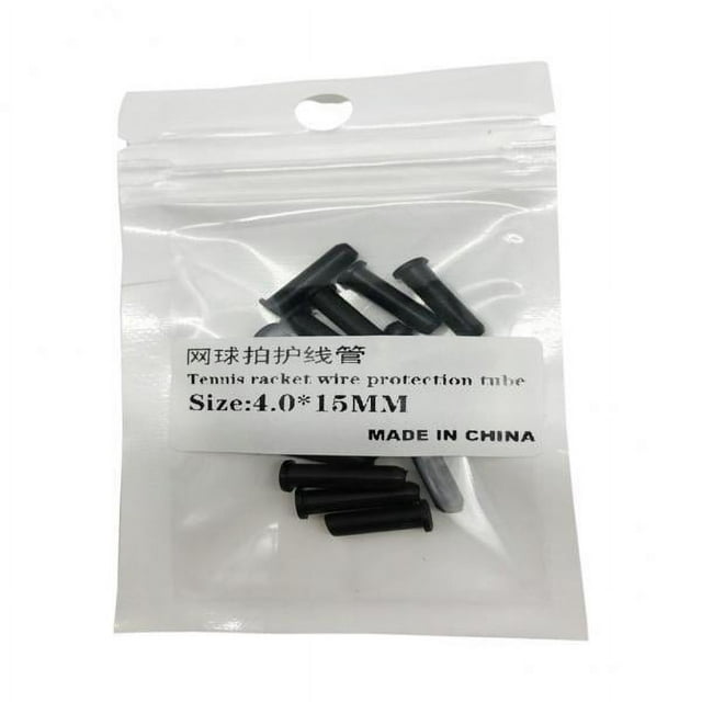 koolsoo 4X 15x Tennis Racket Grommets Racquet Eyelets String Protection Tubes 4x15mm