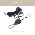 thumbnail image 2 of 4pcs Adjustable Heavy Duty Rope Hanger Reinforced Metal Internal Gears Ratchets for Growing Light Fixtures, 2 of 8