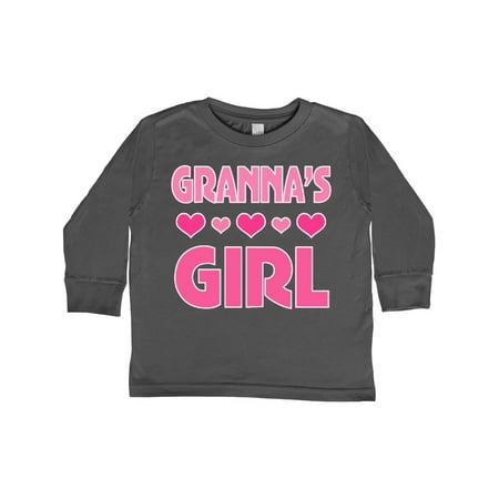 

Inktastic Granna Girl Granddaughter Gift Gift Toddler Toddler Girl Long Sleeve T-Shirt