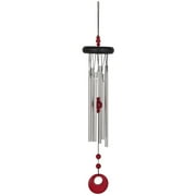 Woodstock Windchimes Woodstock Chakra Chimes Red Coral, Wind Chimes For Outside, Wind Chimes For Garden, Patio, and Outdoor Décor, 17"L
