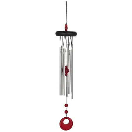 Woodstock Windchimes Woodstock Chakra Chimes Red Coral, Wind Chimes For Outside, Wind Chimes For Garden, Patio, and Outdoor Décor, 17"L